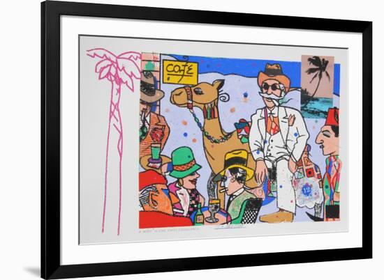 A Night (In the Cafe) Casablanca-Richard Merkin-Framed Collectable Print