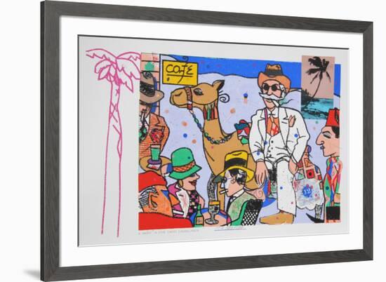 A Night (In the Cafe) Casablanca-Richard Merkin-Framed Collectable Print