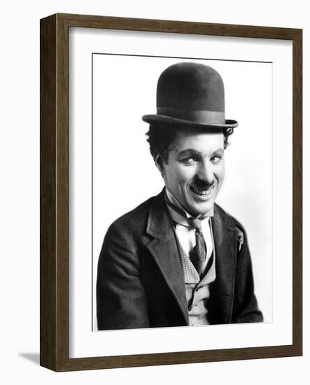 A Night Out, Charlie Chaplin, 1915-null-Framed Art Print