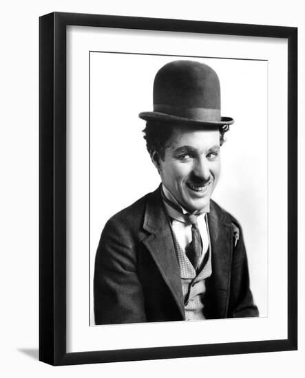 A Night Out, Charlie Chaplin, 1915-null-Framed Art Print