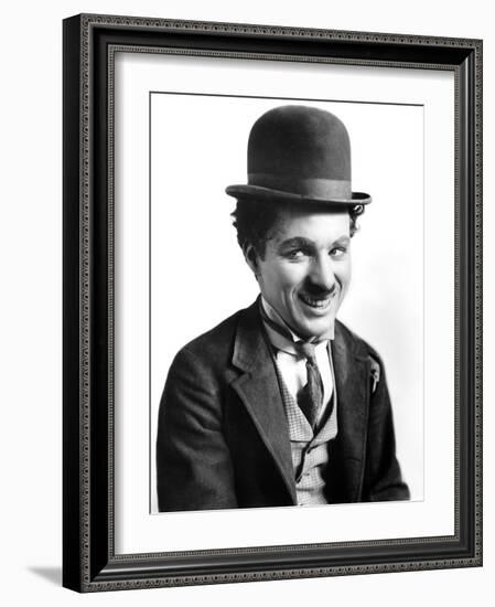 A Night Out, Charlie Chaplin, 1915-null-Framed Art Print