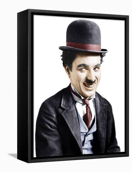 A NIGHT OUT, Charlie Chaplin, (aka Charles Chaplin), 1915-null-Framed Stretched Canvas