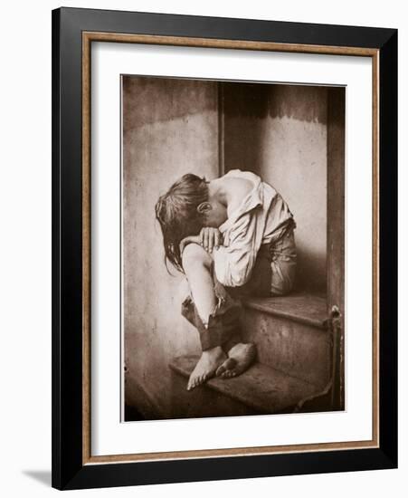 A Night Out, Homeless, C.1857-Oscar Gustav Rejlander-Framed Giclee Print