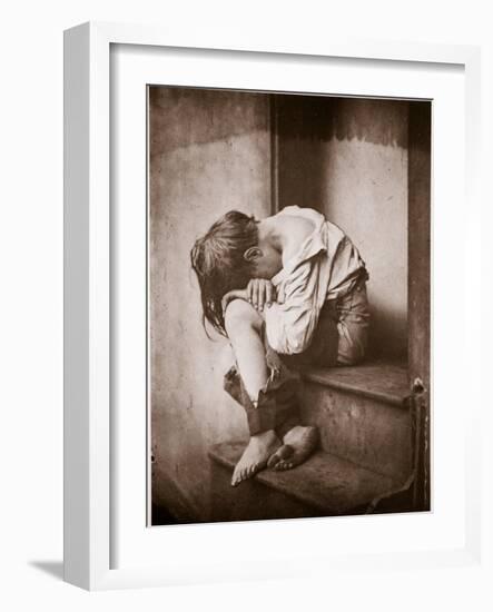 A Night Out, Homeless, C.1857-Oscar Gustav Rejlander-Framed Giclee Print
