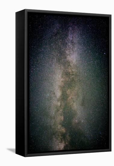 A Night Sky Full of Star and Visible Milky Way-zurijeta-Framed Premier Image Canvas