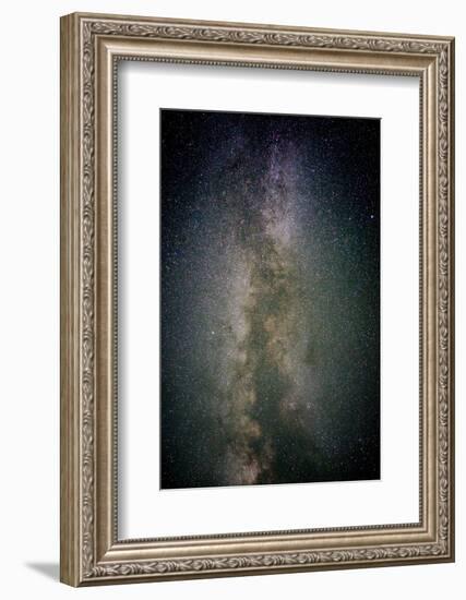 A Night Sky Full of Star and Visible Milky Way-zurijeta-Framed Photographic Print