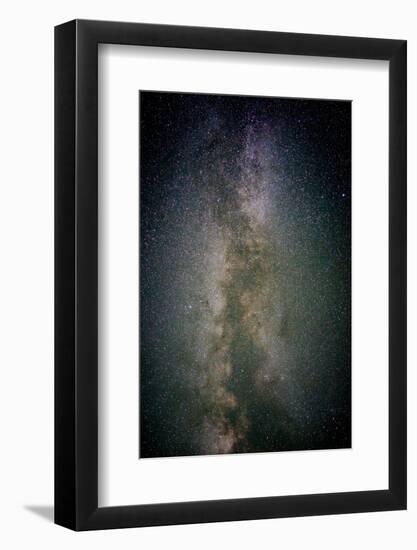 A Night Sky Full of Star and Visible Milky Way-zurijeta-Framed Photographic Print