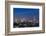 A Night-Time View of London and River Thames from Top of Centre Point Tower across to Shard-Alex Treadway-Framed Photographic Print