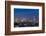 A Night-Time View of London and River Thames from Top of Centre Point Tower across to Shard-Alex Treadway-Framed Photographic Print