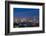 A Night-Time View of London and River Thames from Top of Centre Point Tower across to Shard-Alex Treadway-Framed Photographic Print