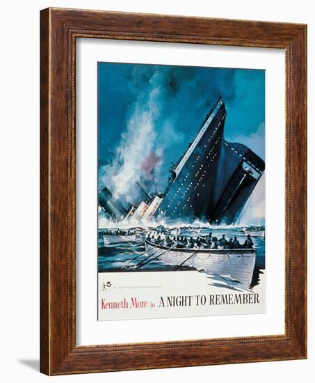 A Night to Remember, 1958-null-Framed Art Print