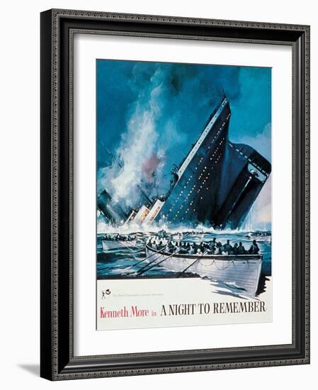 A Night to Remember, 1958-null-Framed Art Print