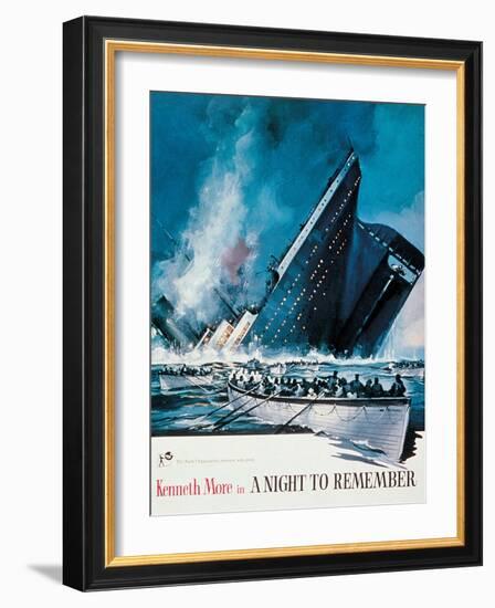 A Night to Remember, 1958-null-Framed Art Print