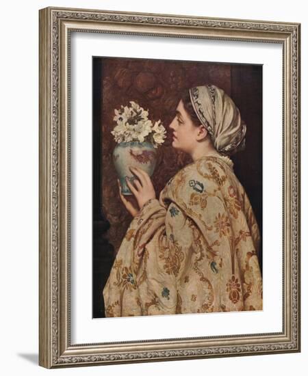 'A Noble Lady of Venice', 1866, (c1915)-Frederic Leighton-Framed Giclee Print