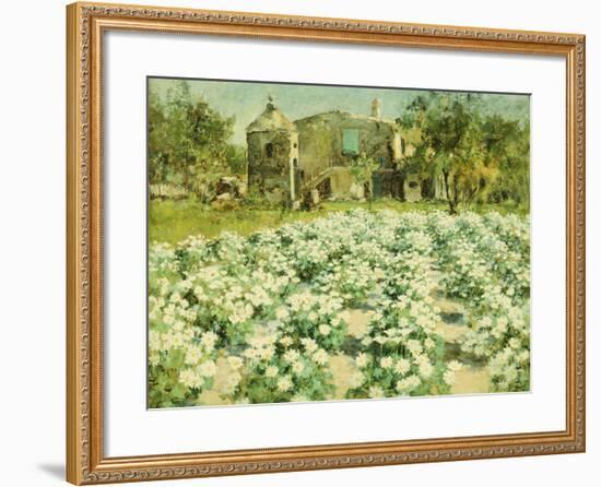 A Normandy Farmhouse-George Hitchcock-Framed Giclee Print