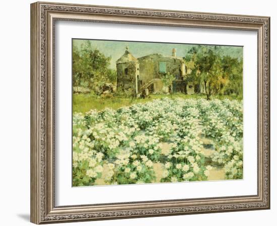 A Normandy Farmhouse-George Hitchcock-Framed Giclee Print