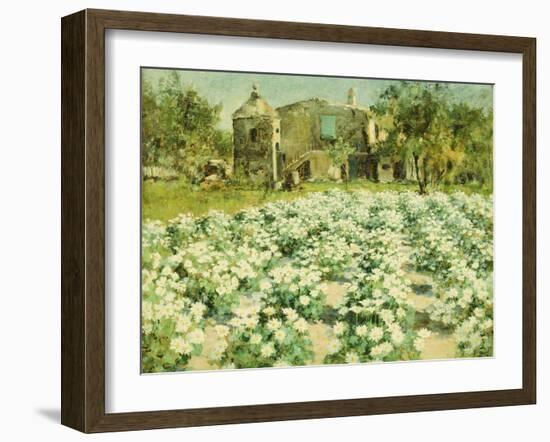 A Normandy Farmhouse-George Hitchcock-Framed Giclee Print