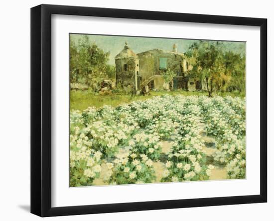 A Normandy Farmhouse-George Hitchcock-Framed Giclee Print