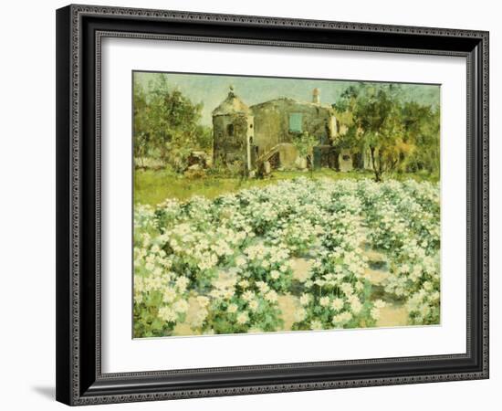 A Normandy Farmhouse-George Hitchcock-Framed Giclee Print