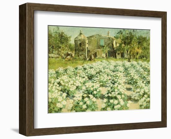 A Normandy Farmhouse-George Hitchcock-Framed Giclee Print