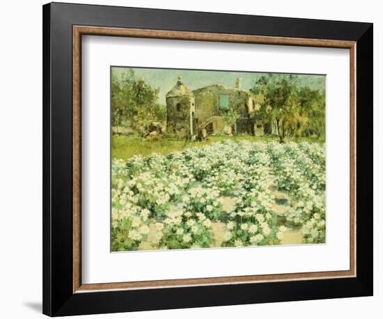 A Normandy Farmhouse-George Hitchcock-Framed Giclee Print