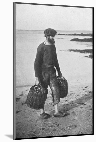 A Normandy fisherman, 1912-Unknown-Mounted Photographic Print