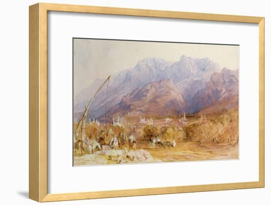 A North African Scene-David Roberts-Framed Giclee Print