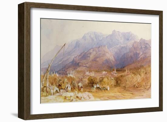 A North African Scene-David Roberts-Framed Giclee Print