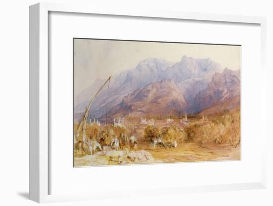 A North African Scene-David Roberts-Framed Giclee Print