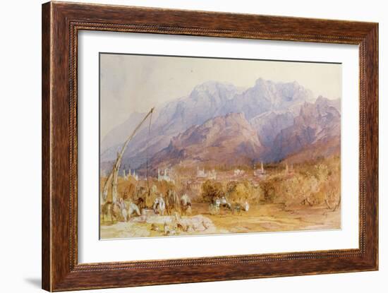 A North African Scene-David Roberts-Framed Giclee Print