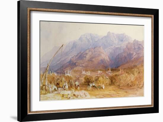 A North African Scene-David Roberts-Framed Giclee Print