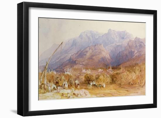 A North African Scene-David Roberts-Framed Giclee Print