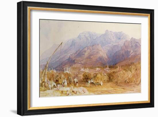 A North African Scene-David Roberts-Framed Giclee Print