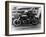 A Norton in Action in the Isle of Man TT, 1950-null-Framed Photographic Print