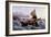 A Norwegian Fishing Boat, Near Bergen-Hans Dahl-Framed Giclee Print