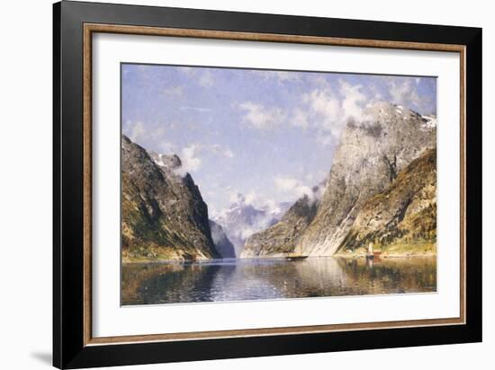 A Norwegian Fjord-Adelsteen Normann-Framed Giclee Print