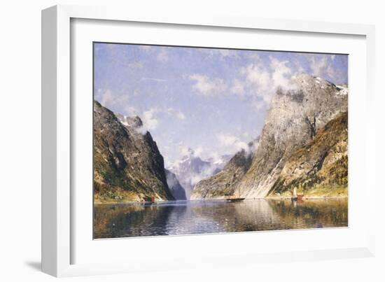 A Norwegian Fjord-Adelsteen Normann-Framed Giclee Print
