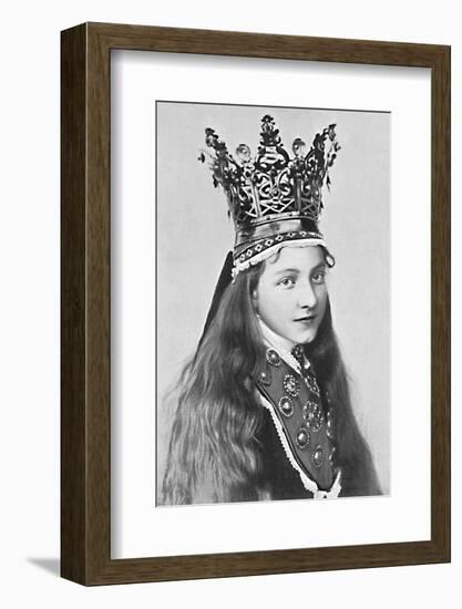 A Norwegian girl in holiday attire, 1912-Solveig Lund-Framed Photographic Print