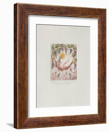 A Nous Les Ivresses-Françoise Deberdt-Framed Limited Edition