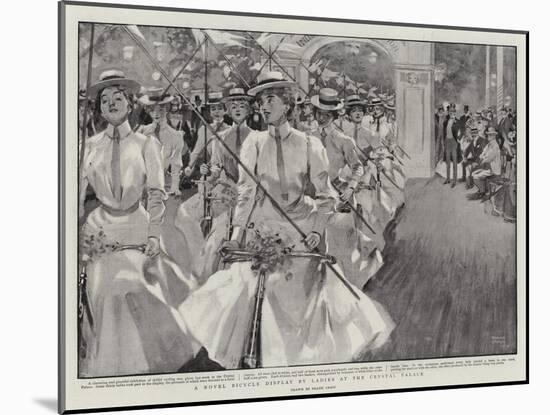 A Novel Bicycle Display by Ladies at the Crystal Palace-Frank Craig-Mounted Giclee Print