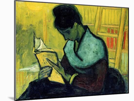 A Novel Reader-Vincent van Gogh-Mounted Giclee Print