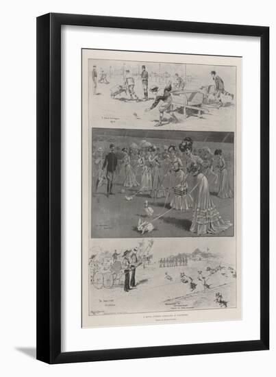 A Novel Summer Gymkhana at Vincennes-Ralph Cleaver-Framed Giclee Print