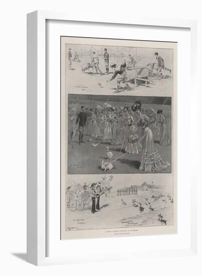 A Novel Summer Gymkhana at Vincennes-Ralph Cleaver-Framed Giclee Print