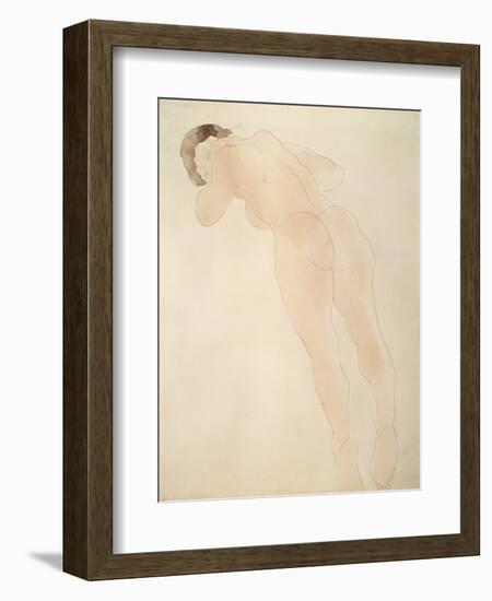 A Nude, 1900-1908-Auguste Rodin-Framed Giclee Print