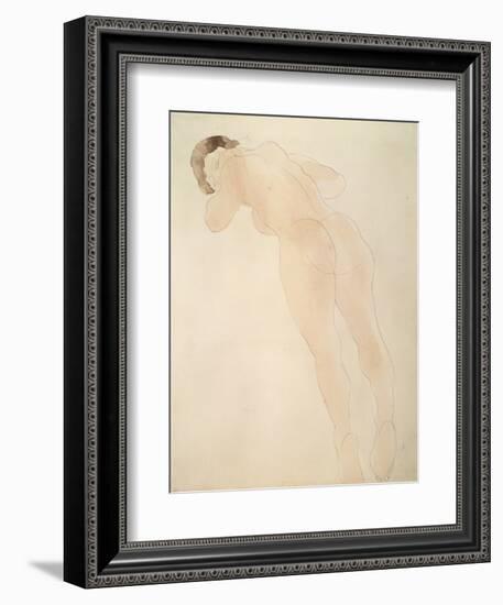 A Nude, 1900-1908-Auguste Rodin-Framed Giclee Print