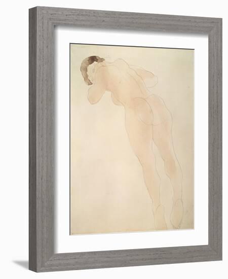 A Nude, 1900-1908-Auguste Rodin-Framed Giclee Print