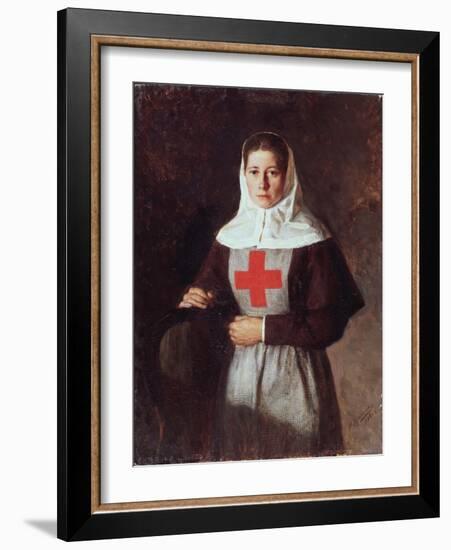 A Nurse, 1886-Nikolai Alexandrovich Yaroshenko-Framed Giclee Print