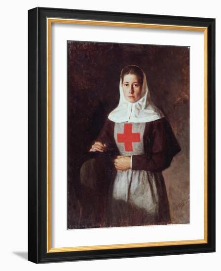 A Nurse, 1886-Nikolai Alexandrovich Yaroshenko-Framed Giclee Print