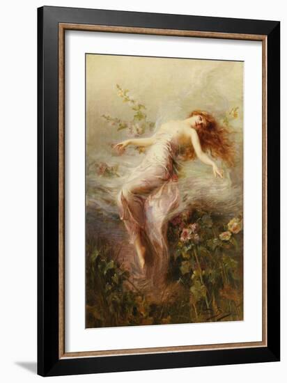 A Nymph, 1901 (Oil on Canvas)-Edouard Bisson-Framed Giclee Print