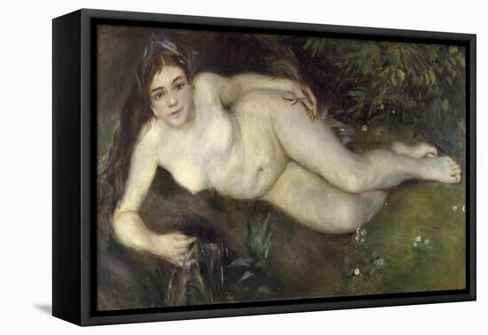 A Nymph by a Stream, 1869-1870-Pierre-Auguste Renoir-Framed Premier Image Canvas